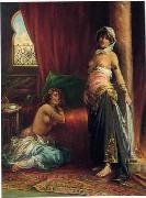 unknow artist Arab or Arabic people and life. Orientalism oil paintings  418 painting